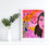 Thumbnail: A colorful portrait painting of a woman by April Tolosa
