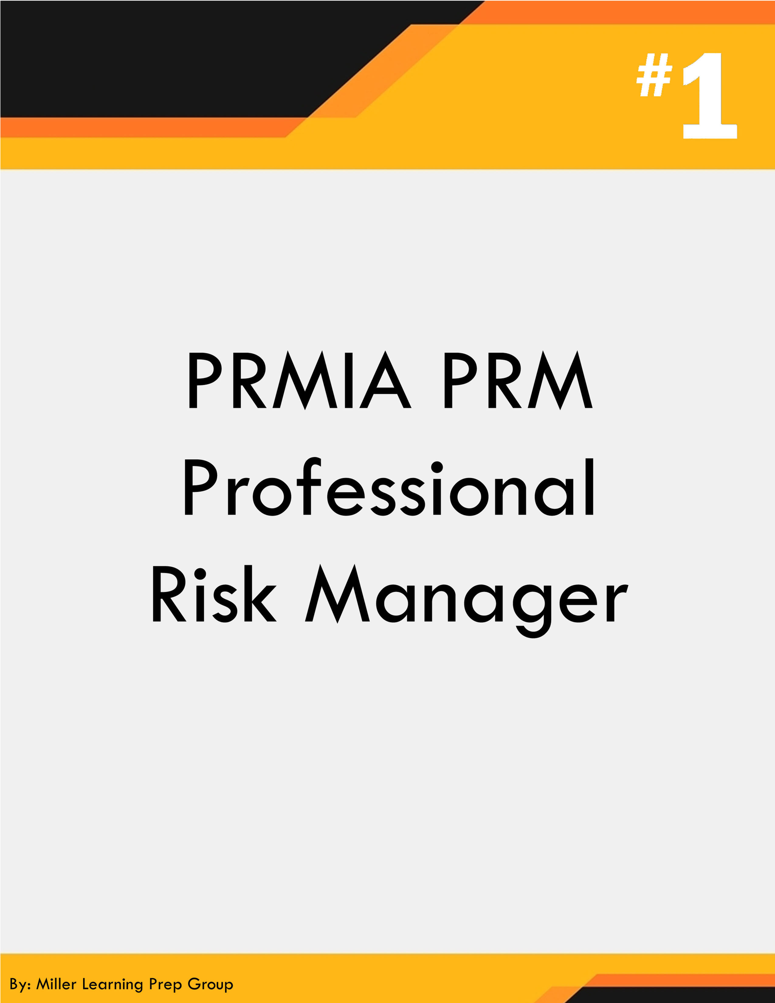 PRMIA PRM Professional Risk Manager