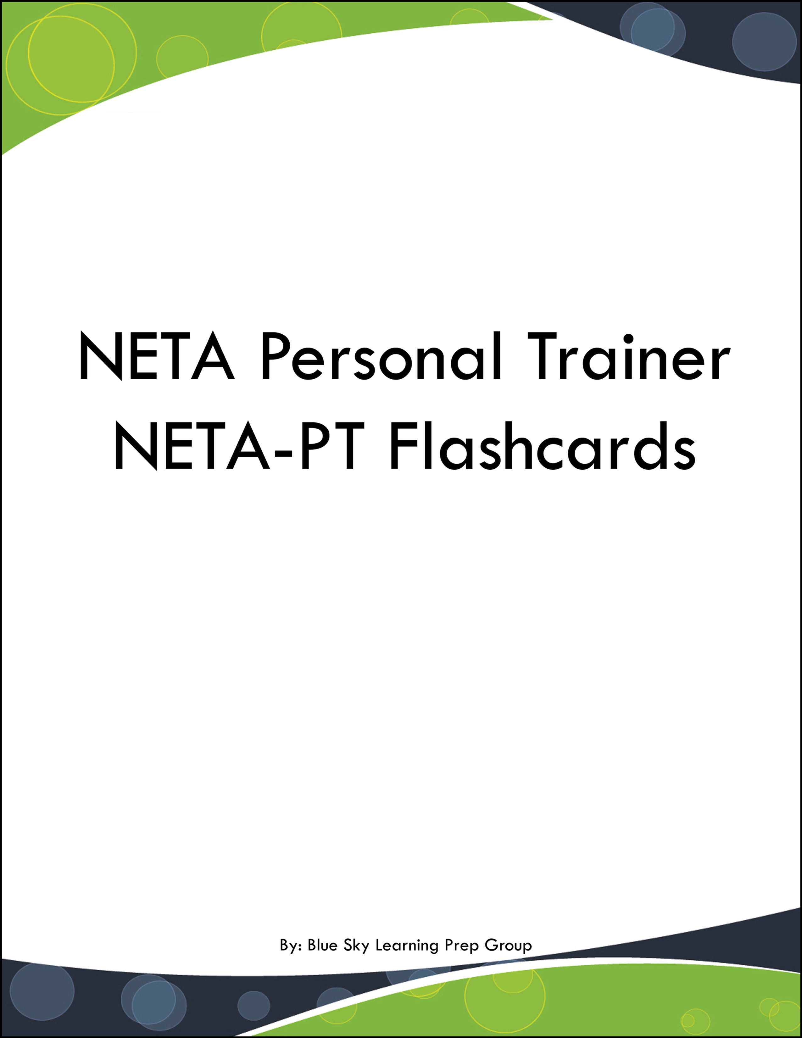 NETA Personal Trainer NETA-PT Flashcards