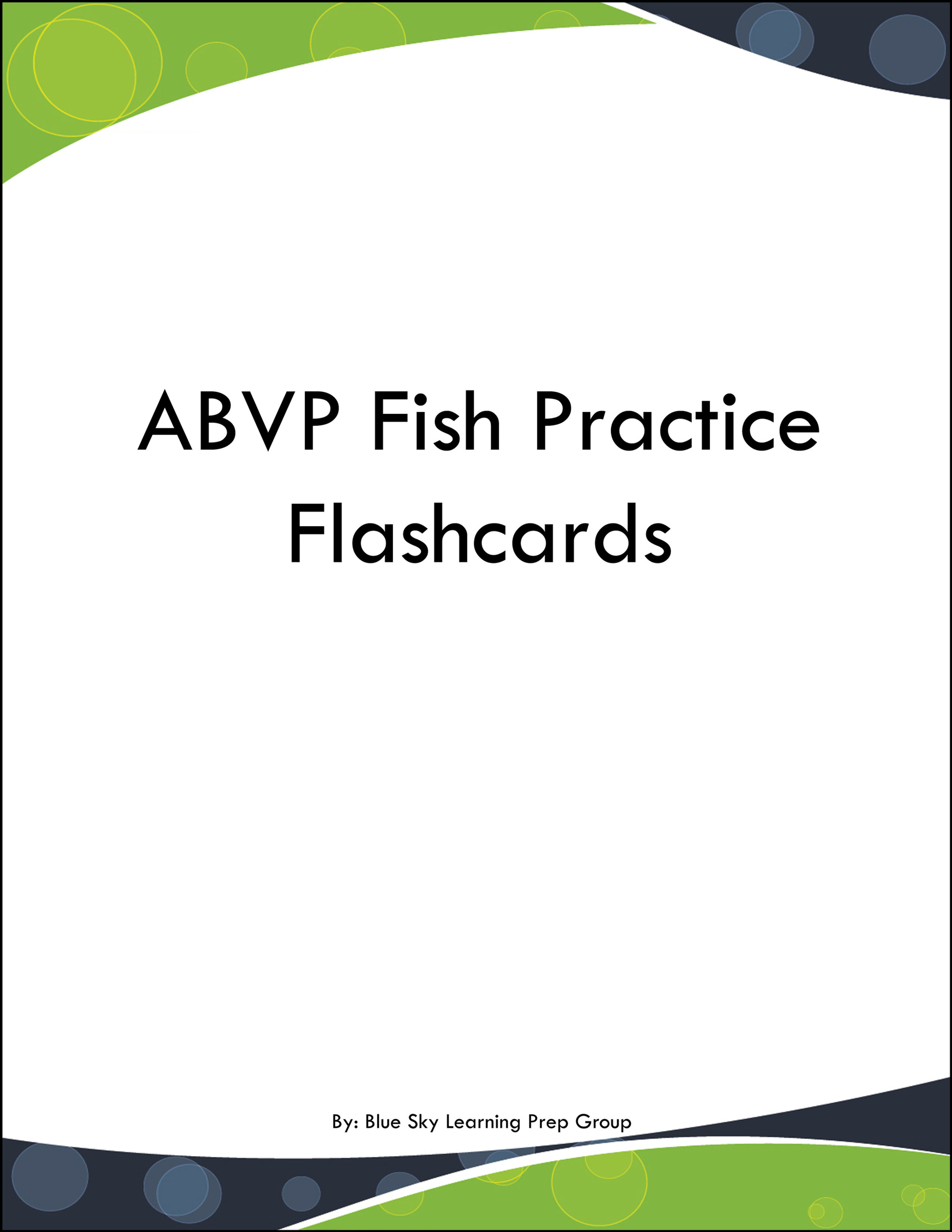 ABVP Fish Practice Flashcards