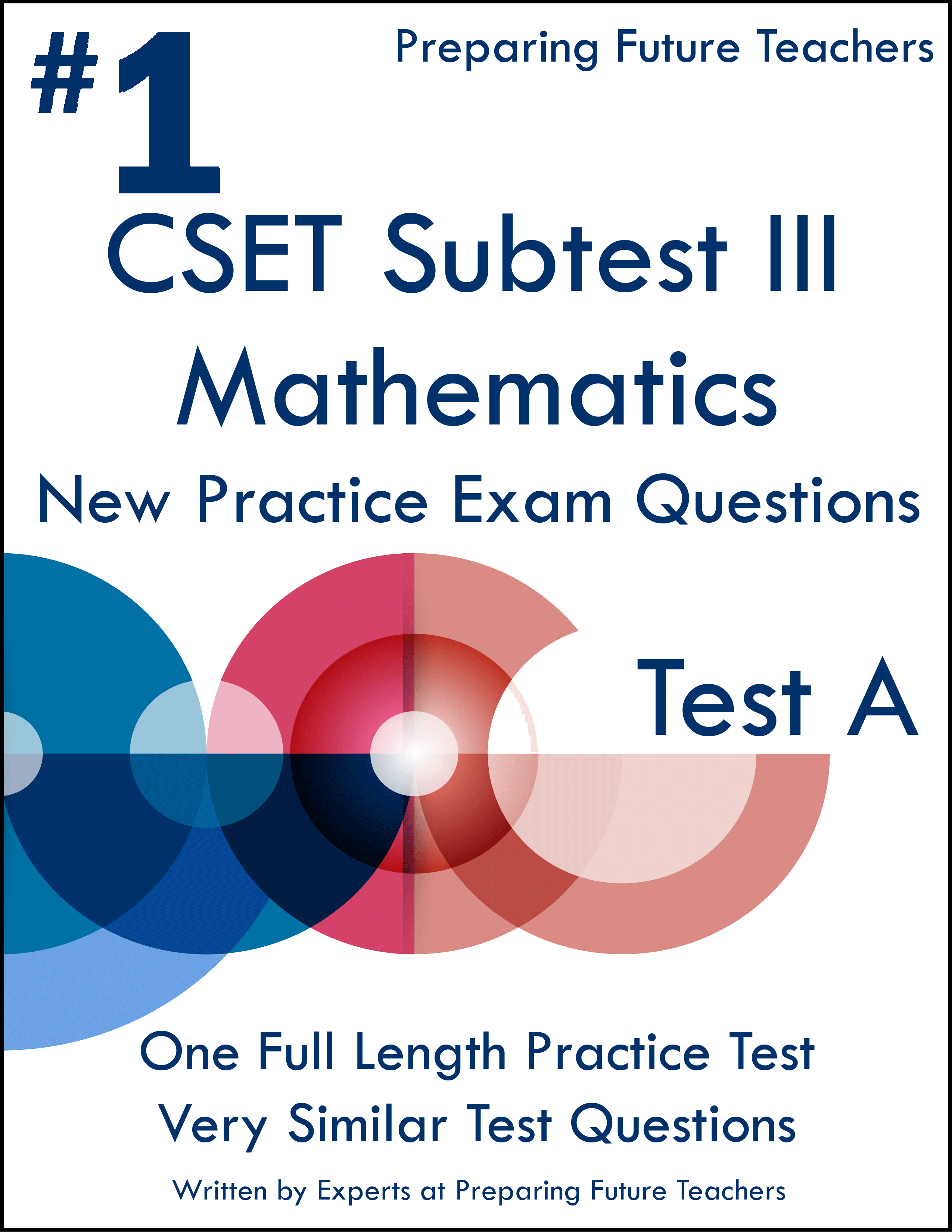 CSET 213 Mathematics Subtest III Practice Test A | study guide books
