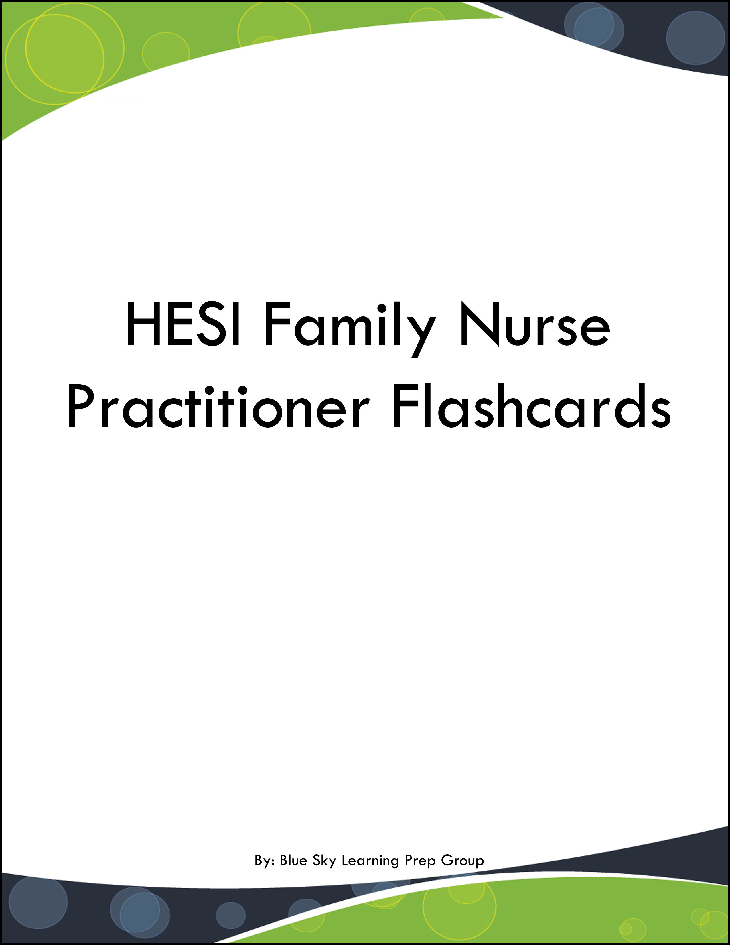 HESI Family Nurse Practitioner Flashcards