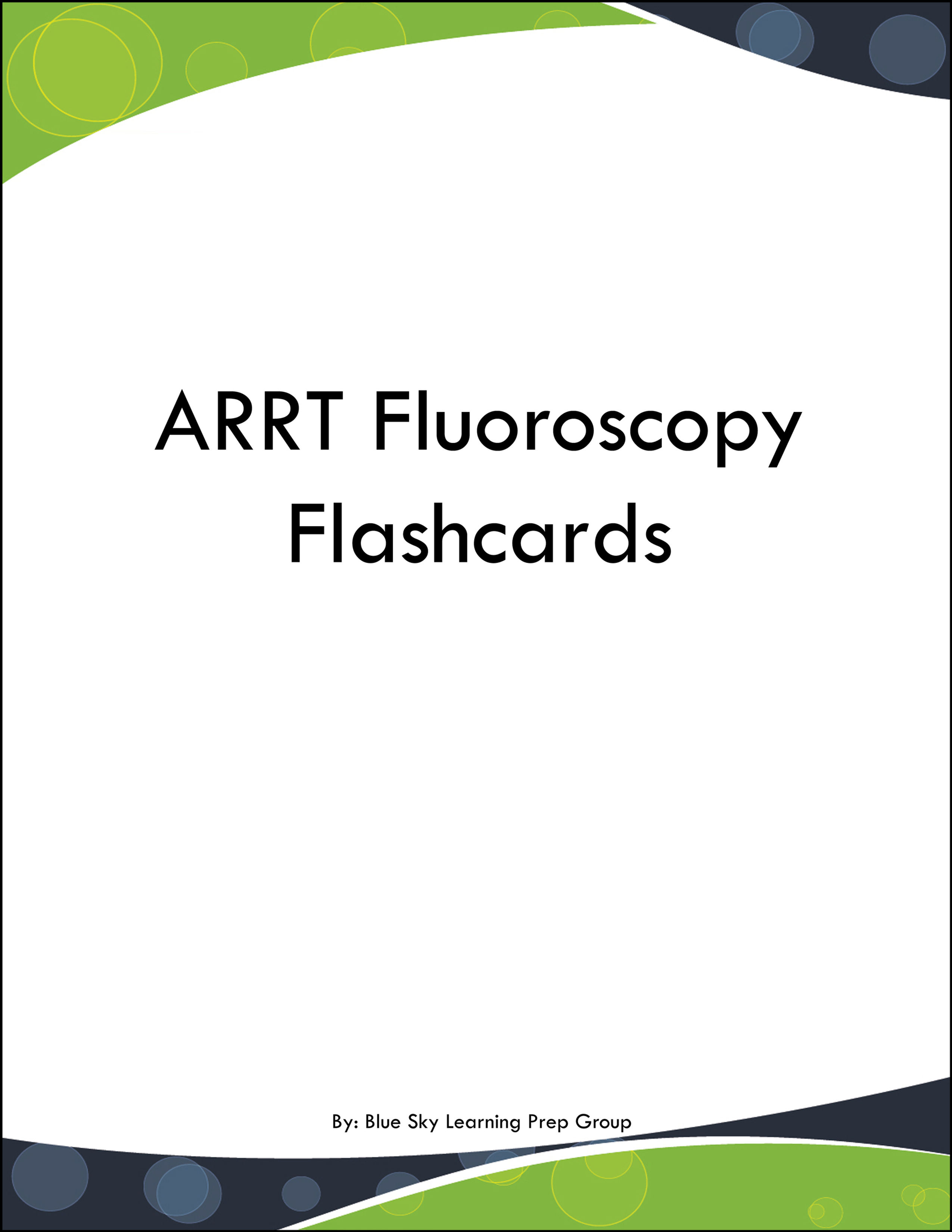 ARRT Fluoroscopy Flashcards