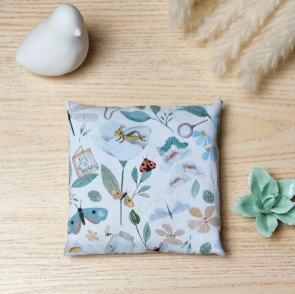 Miniature : BOUILLOTTE SECHE NOYAUX DE CERISE COCCINELLE ZOUZOU CAILLOUX