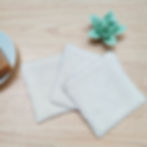 Miniature : Lingettes oekotex cotons lavables écru bambou France