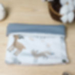 Tour de cou snood doudou animaux fait main en France - tissus Oeko-tex