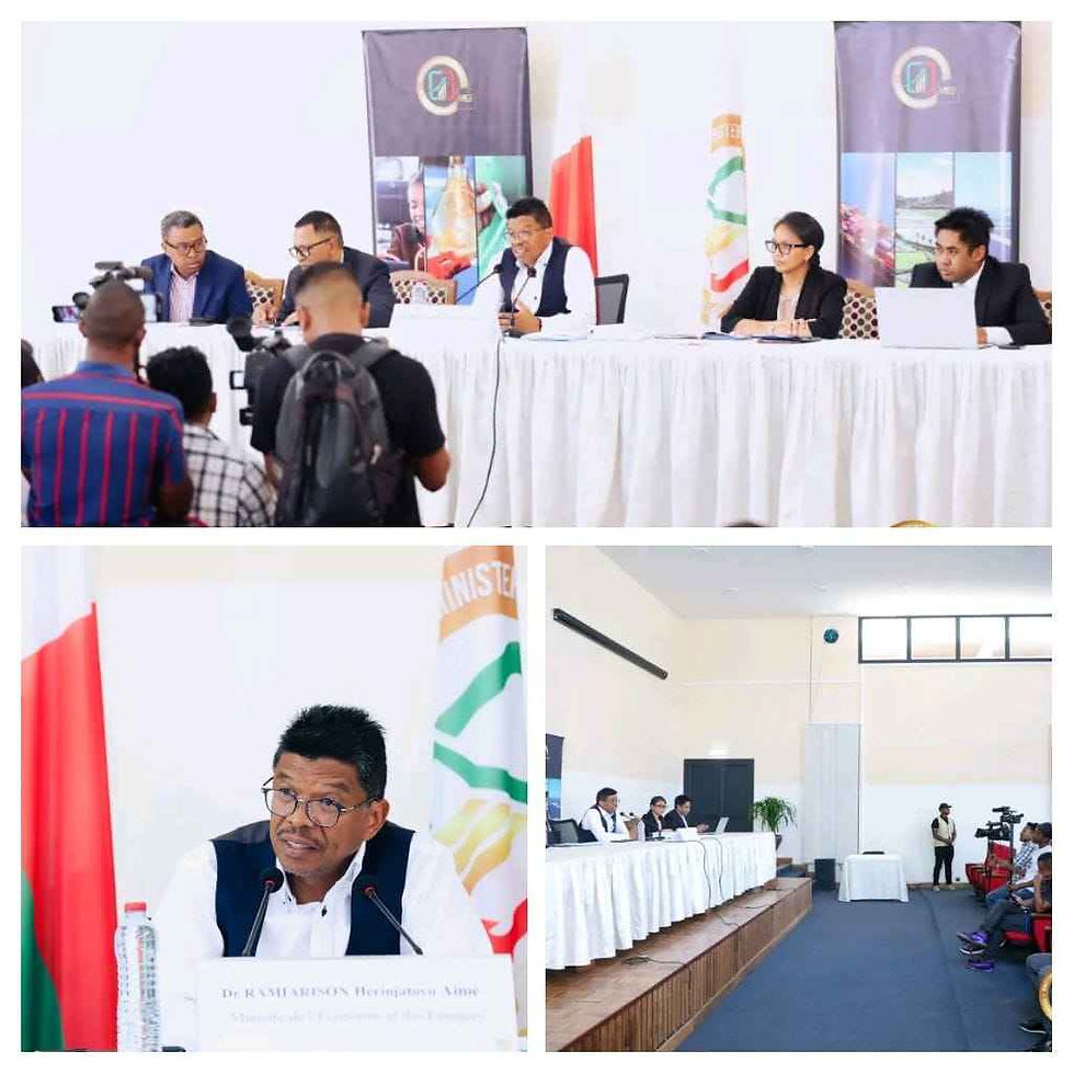 Conférence de presse du Ministère de l’Économie et des Finances : cap sur une gouvernance efficace et une relance économique durable