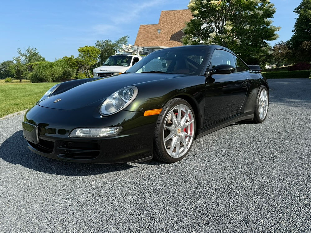 Rare 1/10 (in North America) Olive Green Porsche 911 Targa after a Premier Detail