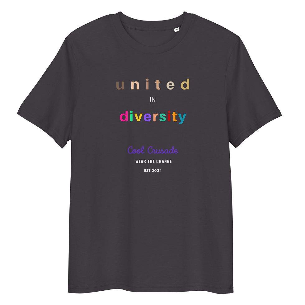 Thumbnail: UNITED IN DIVERSITY Unisex organic cotton t-shirt