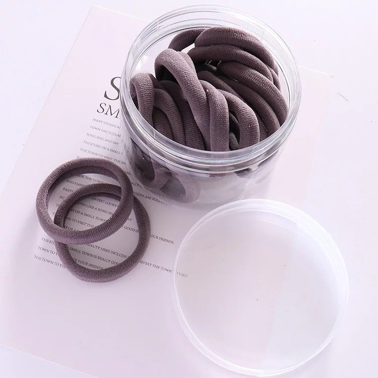Thumbnail: Thick Snag Endless Hair Ponies Pony Tail Elastics Bands