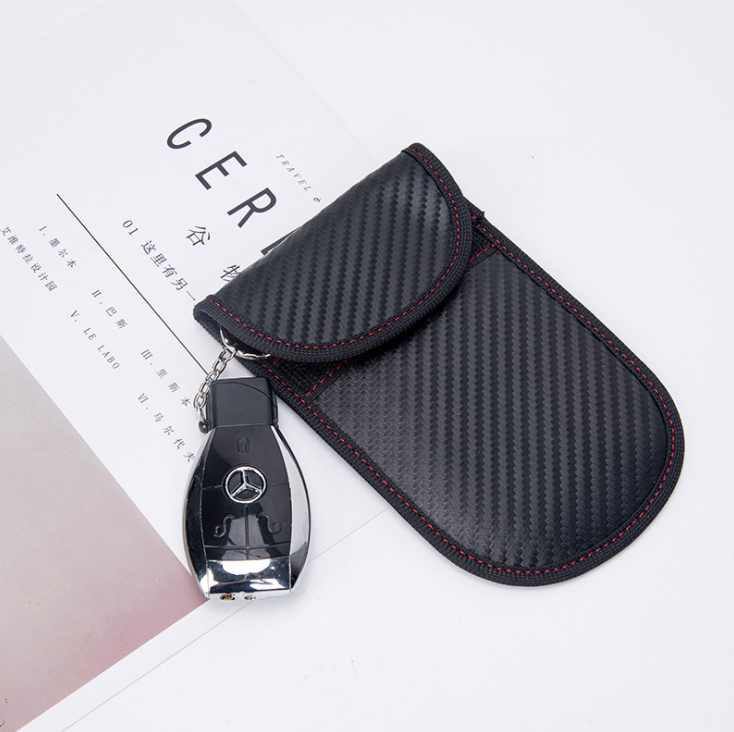 Thumbnail: RFID Key Pouch Anti-theft Remote Car Key and Credit Card Signal Blocker