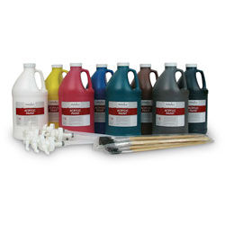 Handy Art® Acrylic Paint - Set of 8 Half-Gallons