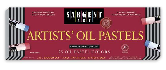 Sargent Art® Oil Pastels - Set of 25 Regular