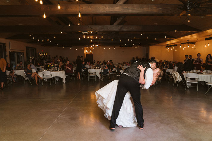 Indoor Wedding Reception - first dance 