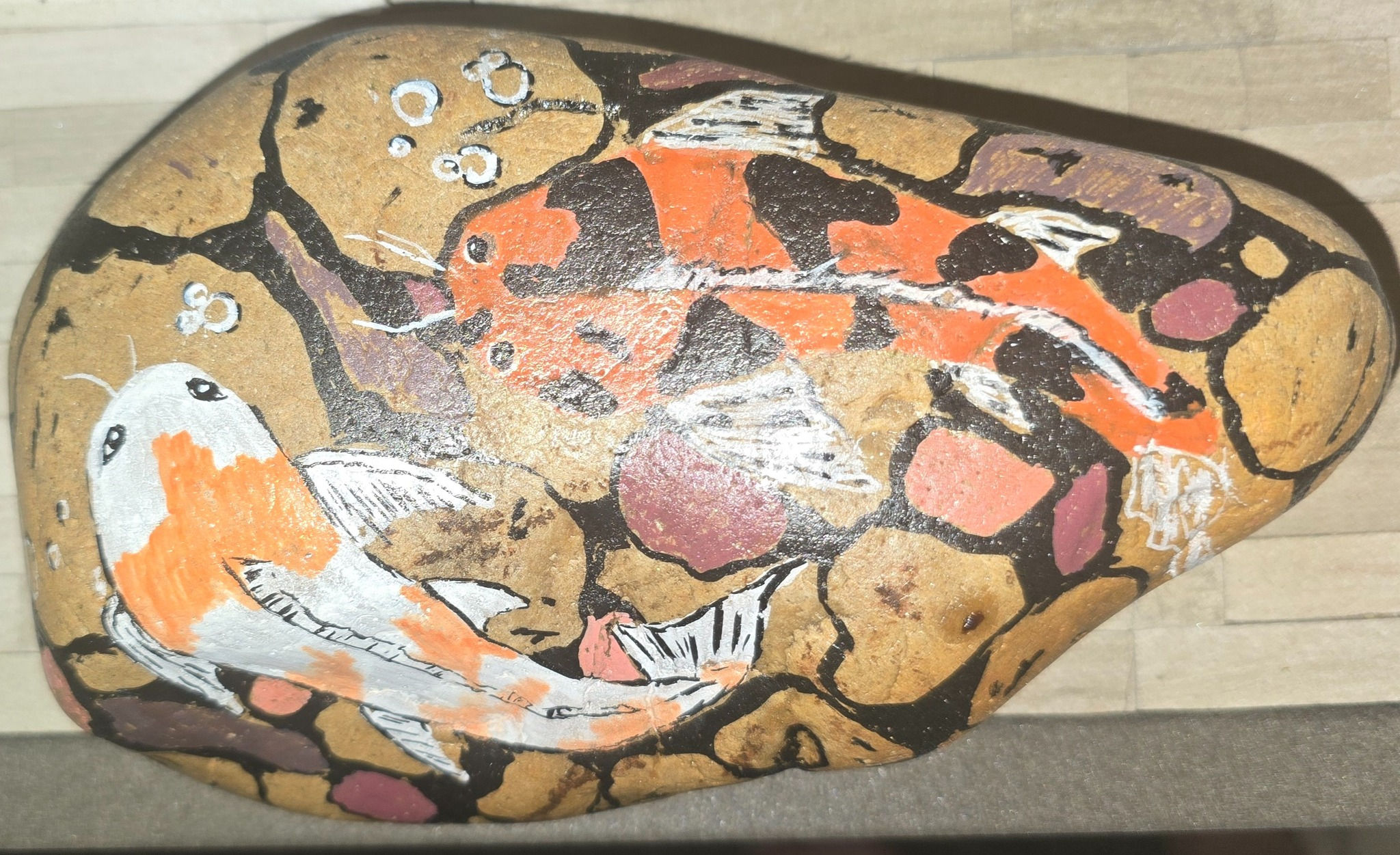 Koi Fish rock