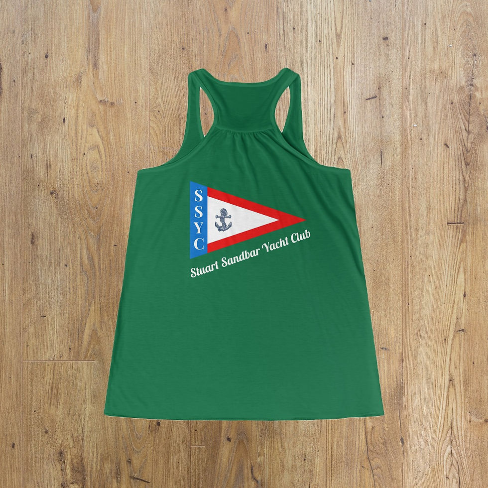 Thumbnail: SSYC Women's Flowy Racerback Logo Tank