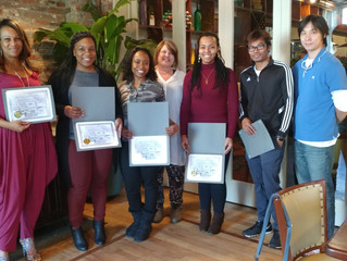 Met up with Former Students for Lunch at Pappadeaux Seafood Kitchen.