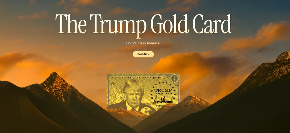 特朗普“金卡”正式落地!申请通道、表格同步上线!