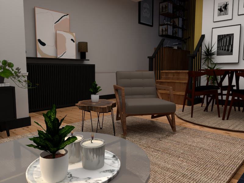 Living Room Design 3D