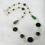 Thumbnail: Green Czech Glass Necklace