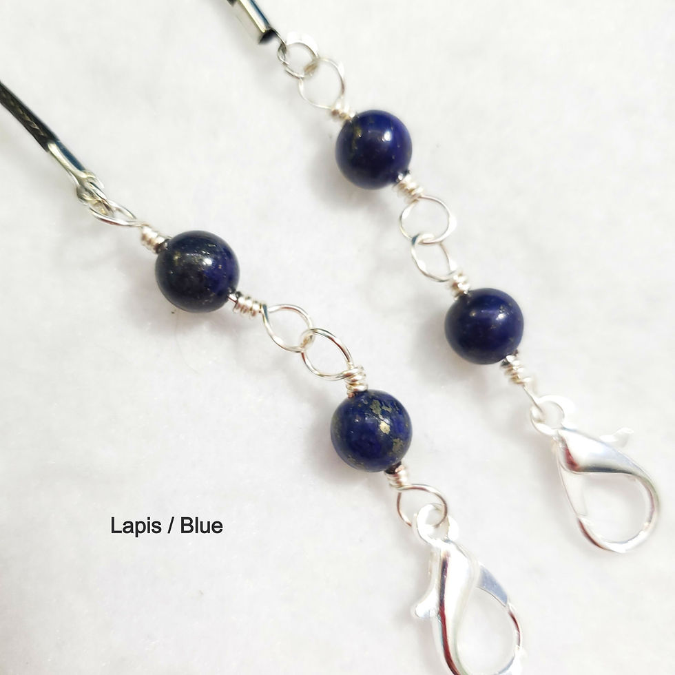 Thumbnail: Gemstone Mask Holder | Face Mask Neck Chains