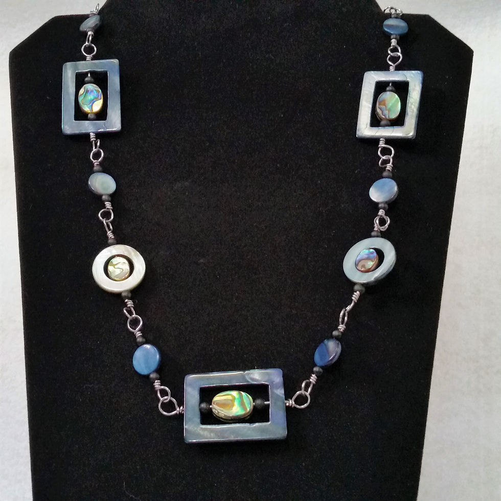 Thumbnail: Necklace | Wire Wrapped Shell Spectacular