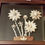 Thumbnail: Framed seashell wall art- 6 shell flowers