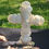 Thumbnail: Freestanding White Cross Made of Shells | Ocean Religious Décor