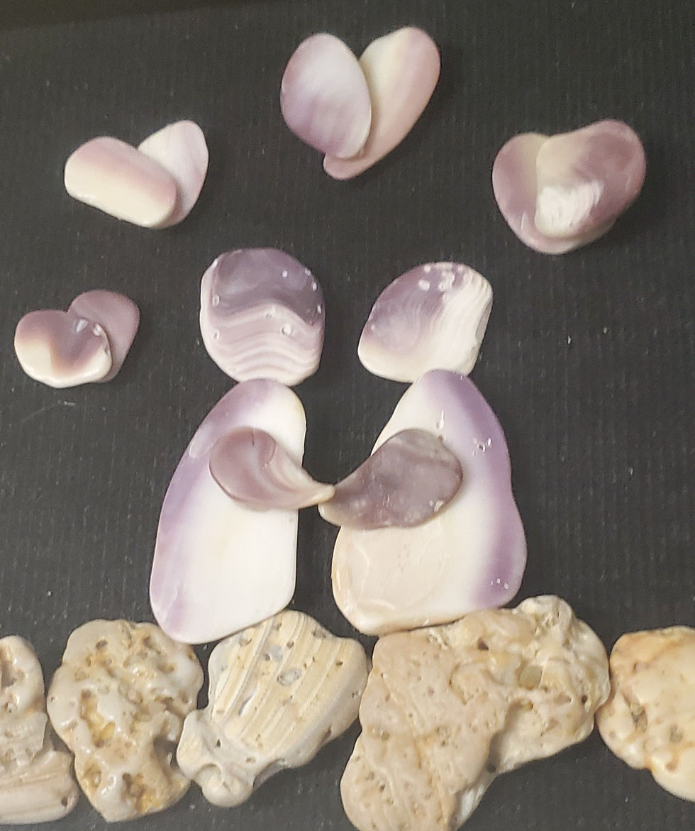 Thumbnail: 1st Kiss | Shell Wall Art
