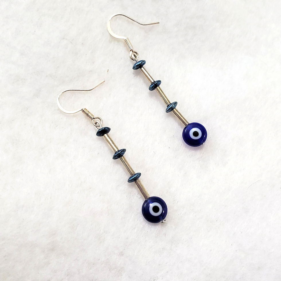 Thumbnail: Evil Eye Earrings | Protection