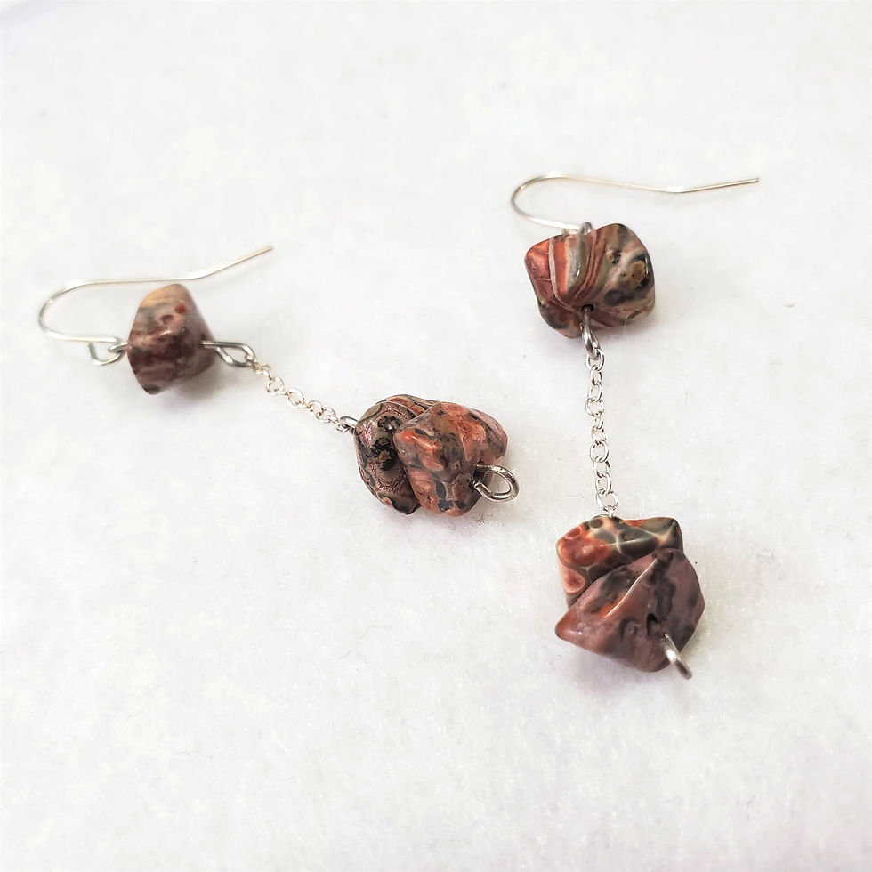 Thumbnail: Crazy Lace Agate Earrings