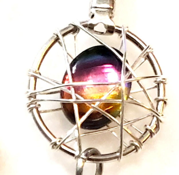 Thumbnail: Pink and Yellow Dreamcatcher Earrings