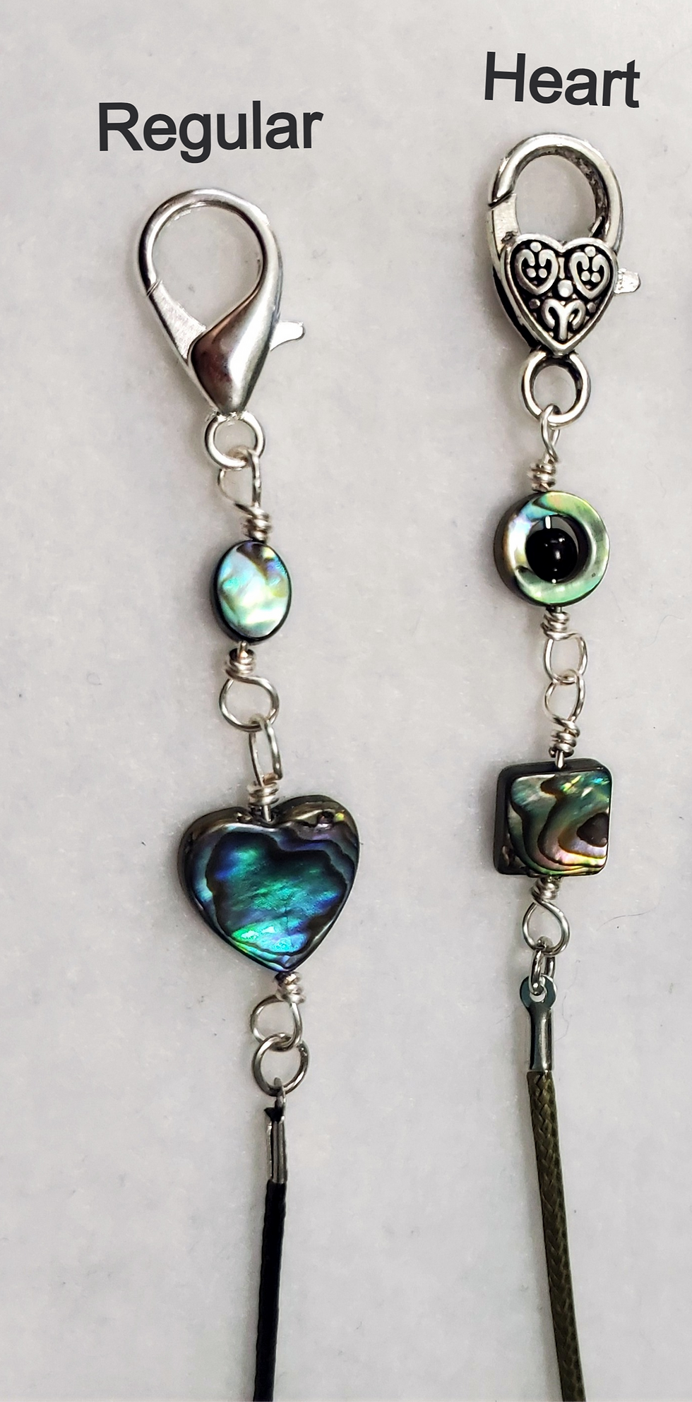 Thumbnail: Abalone Shell Mask Holder | Face Mask Neck Chain