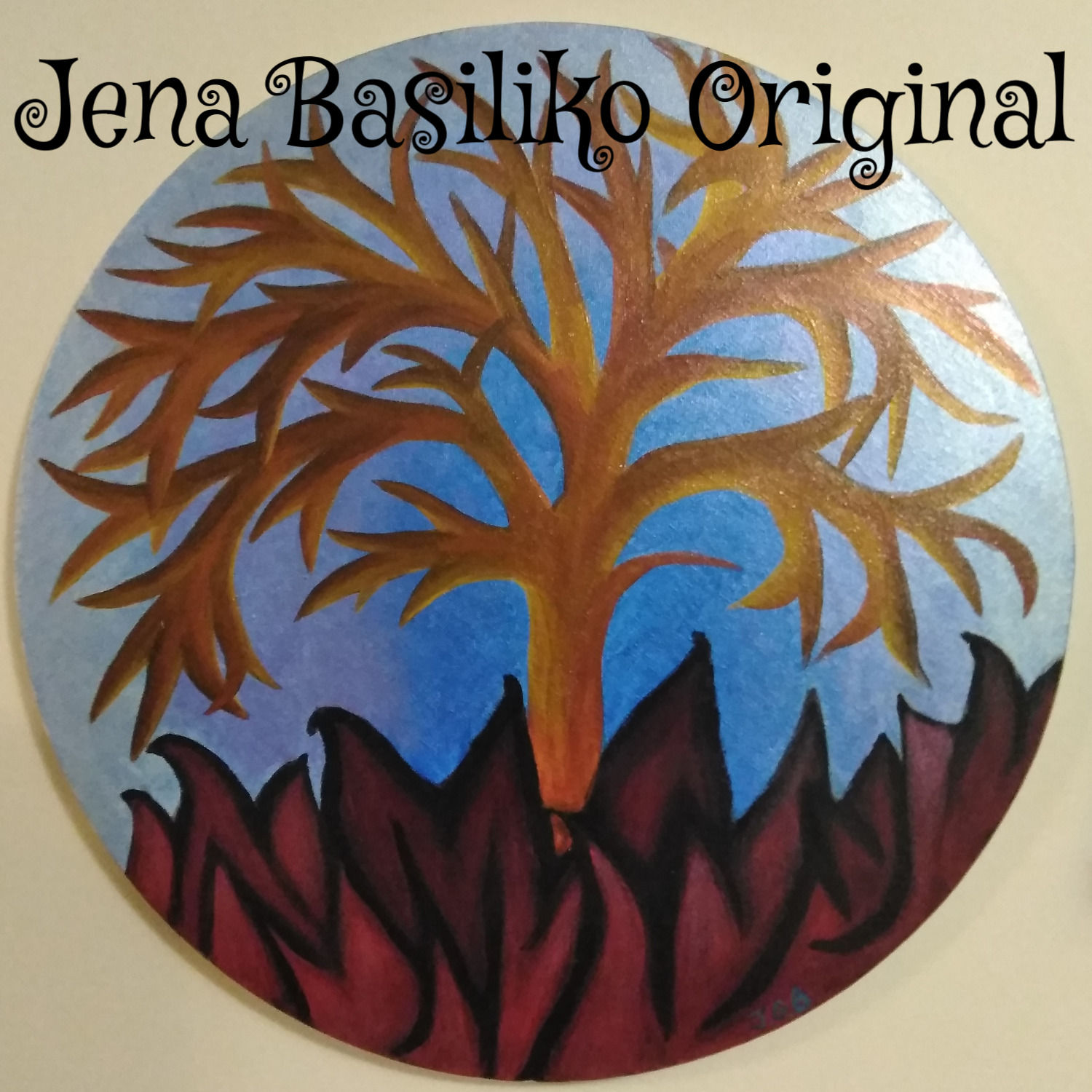 BURN– An Original Acrylic Painting