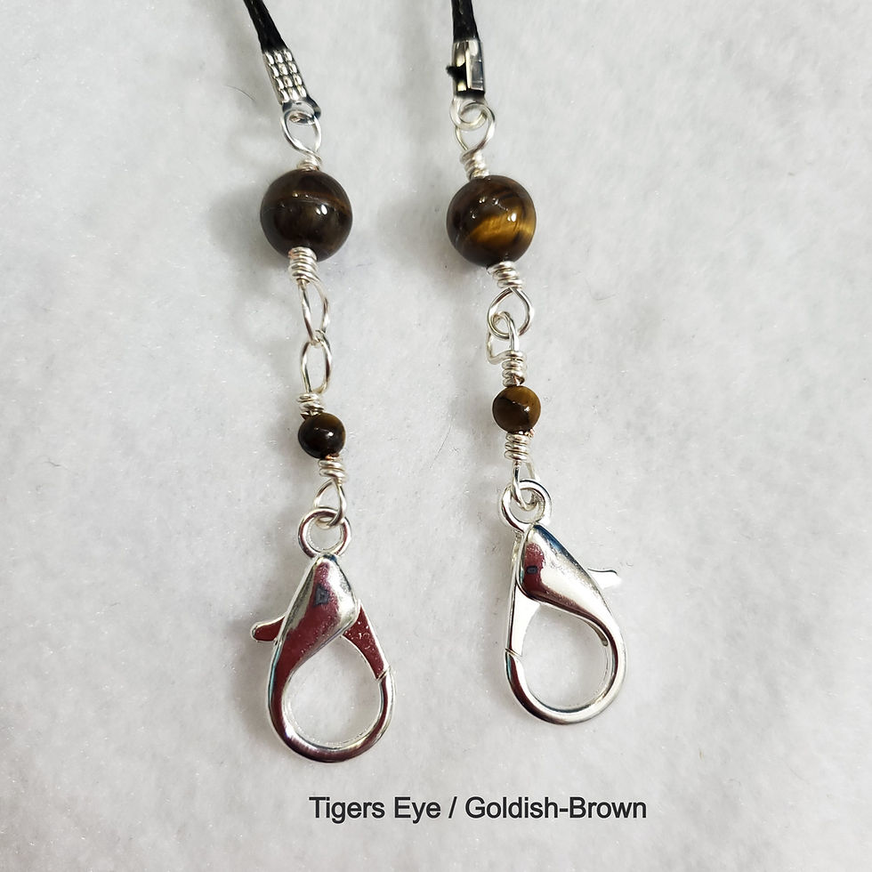 Thumbnail: Gemstone Mask Holder | Face Mask Neck Chains