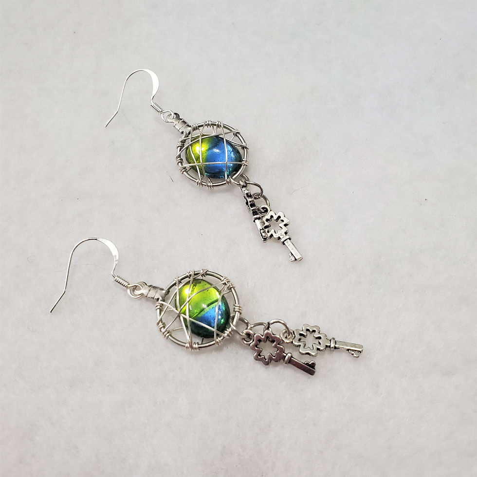 Thumbnail: I Hold the Key to My Heart | Girl Power Earrings