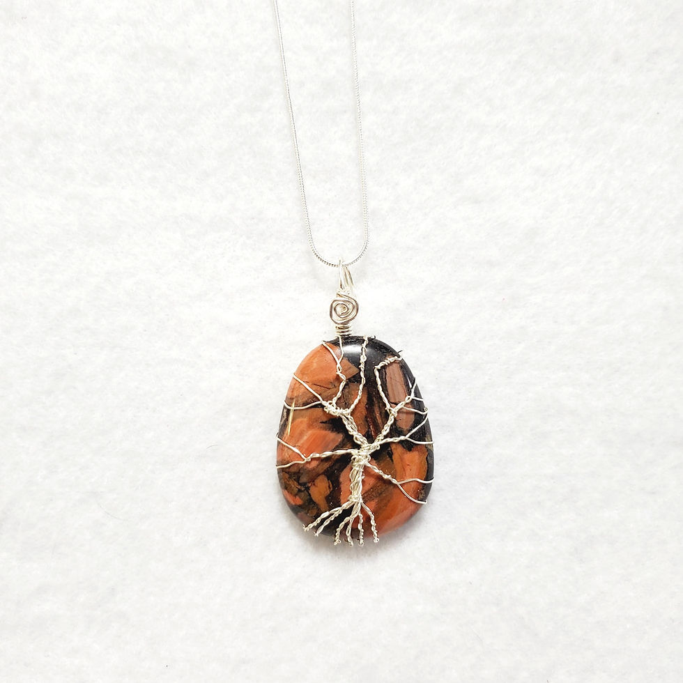 Thumbnail: Jasper Tree of Life Pendant