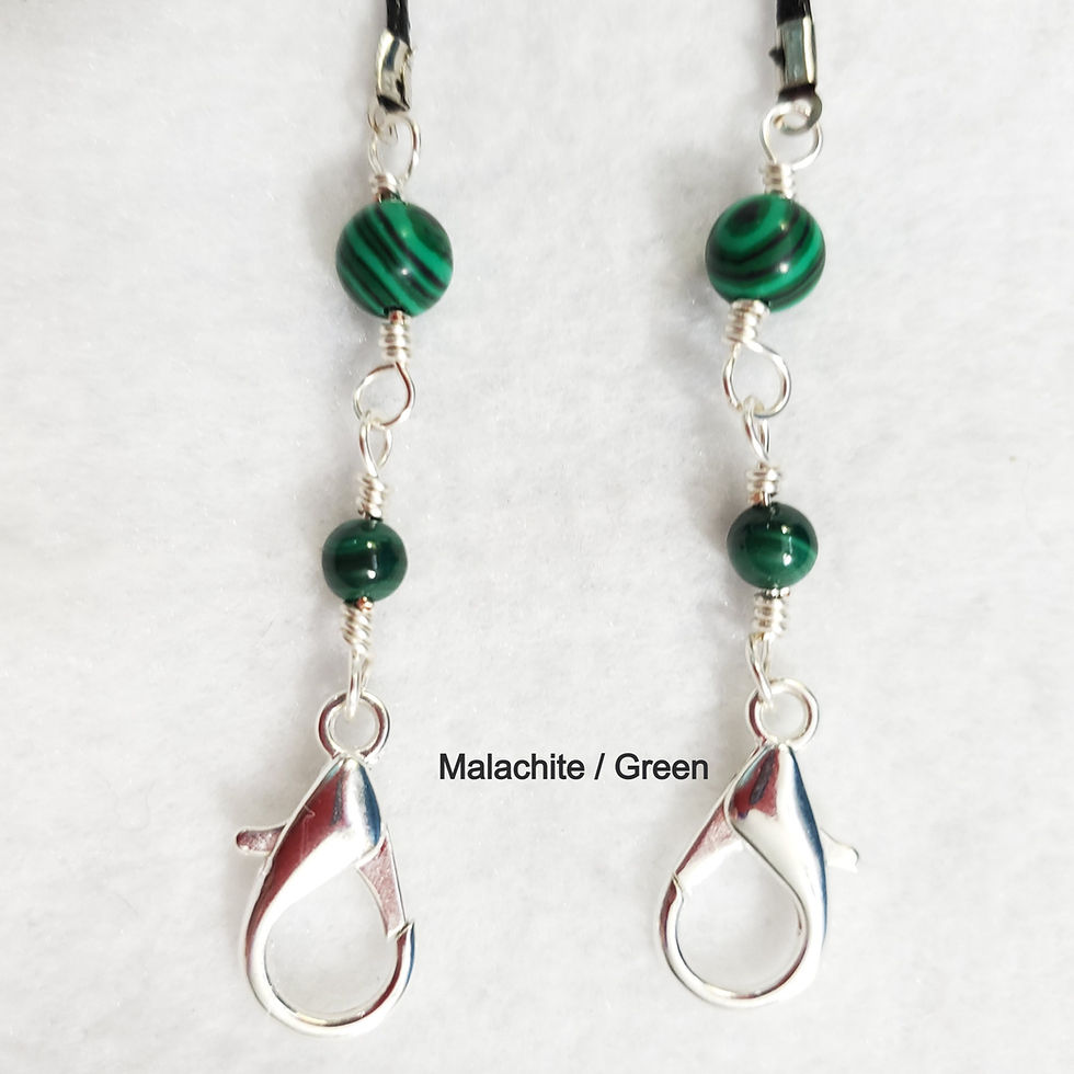 Thumbnail: Gemstone Mask Holder | Face Mask Neck Chains