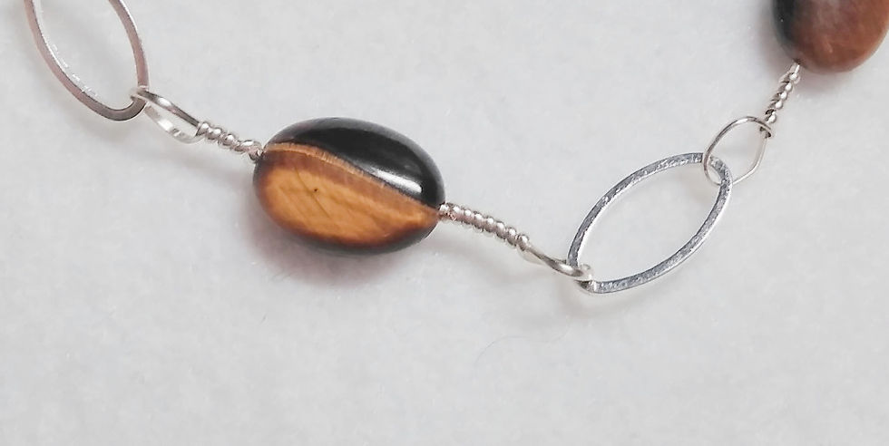 Thumbnail: Tiger Eye | Wire Wrapped Bracelet | Jewelry