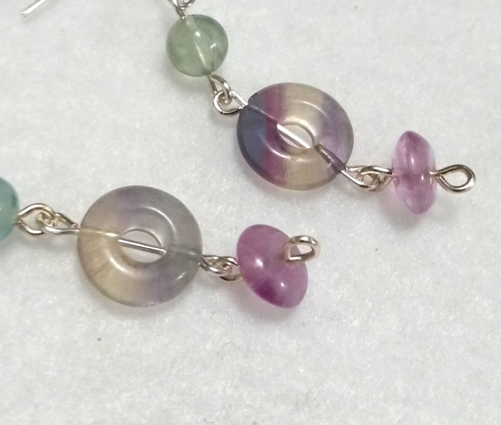 Thumbnail: Calming Gemstone Earrings | Fluorite