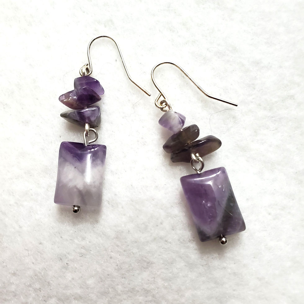 Thumbnail: Amethyst Earrings | Protection Stone