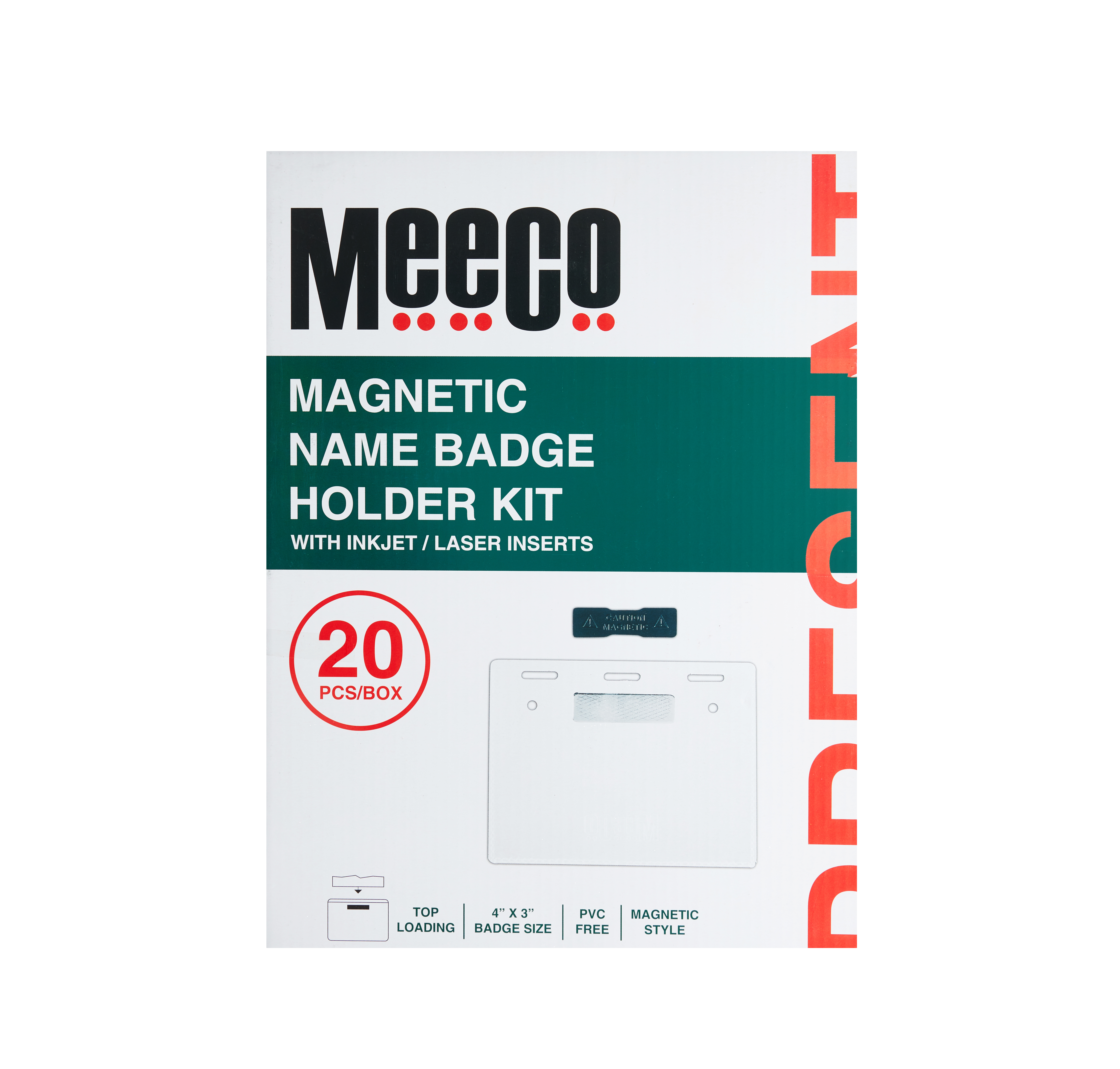 Magnetic Name Badge Holder Kit