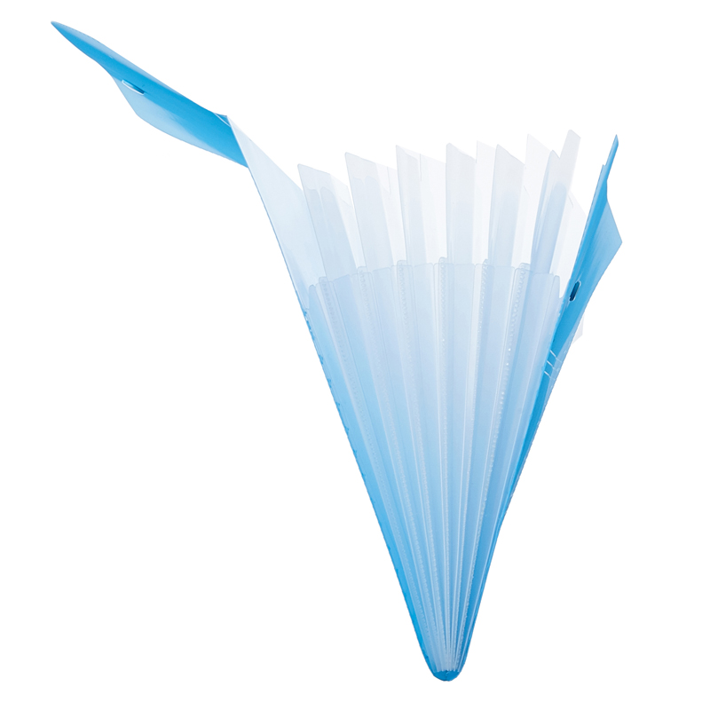 Neon Expanding File - 6 Div - Open