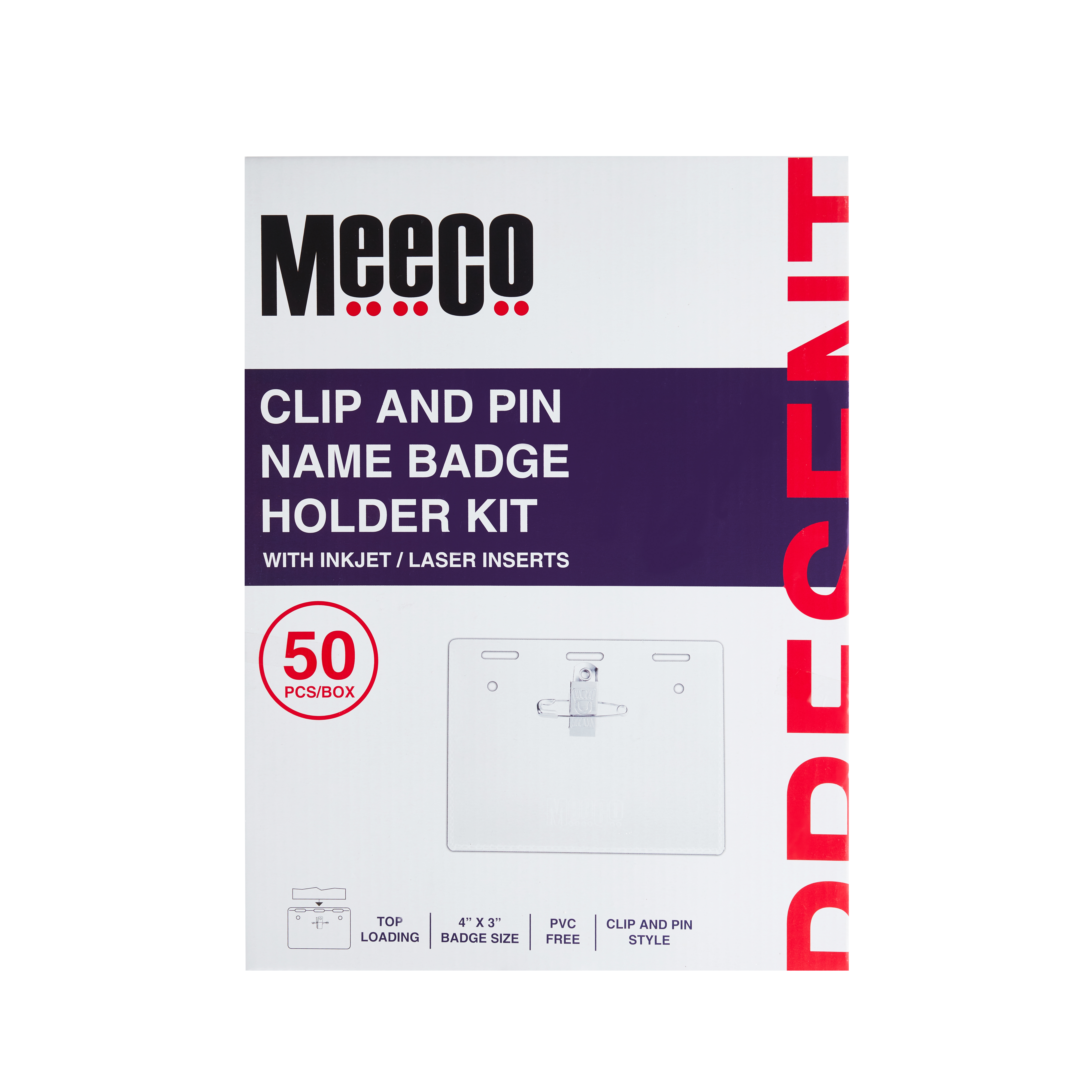 Clip & Pin Name Badge Holder Kit