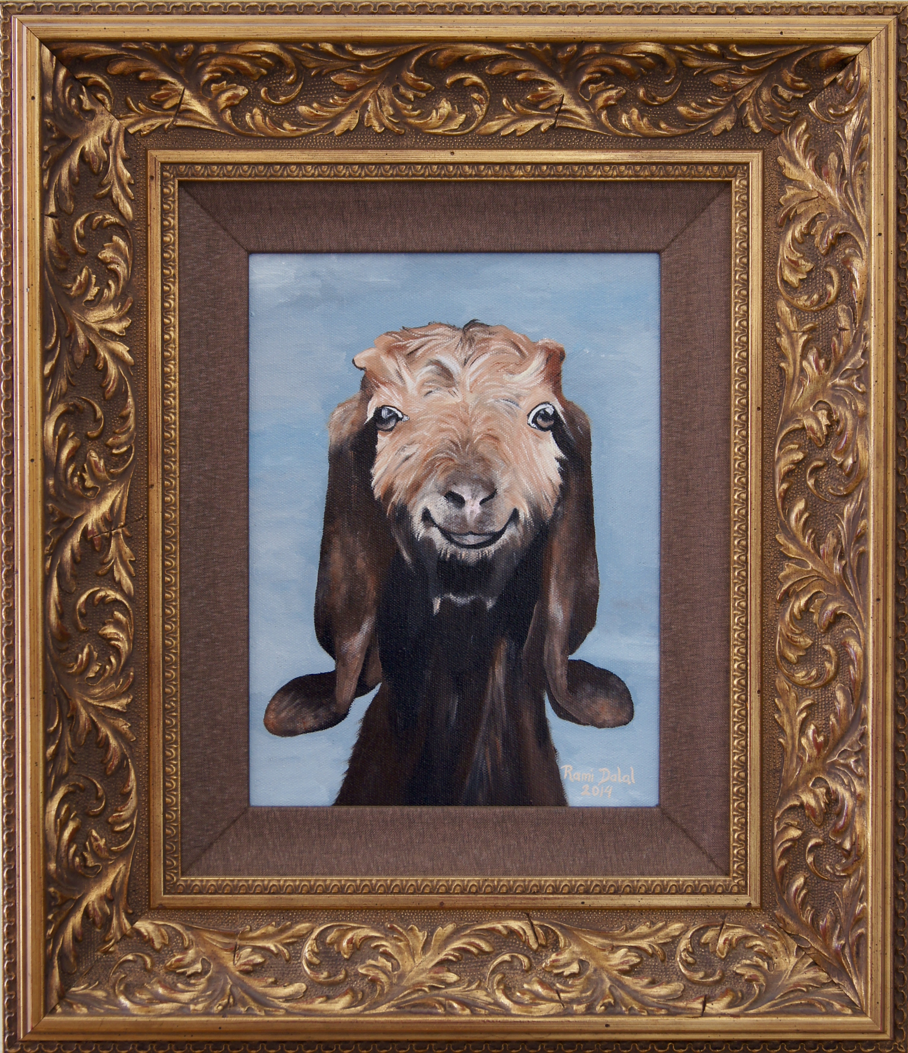 Gertie the Goat Portrait