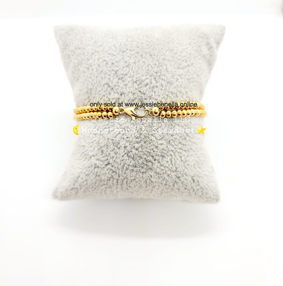 Thumbnail: Golden Tiger 14 Karat Solid Gold Bracelet/Anklet