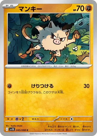 Glory of Team Rocket - Mankey - 045