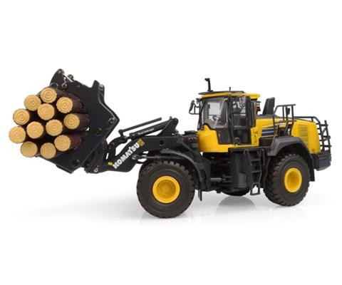 Komatsu WA475-10 Wheel Loader with Log Grapple | edsdiecastshed