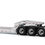 Thumbnail: Kenworth T880 SBFA Daycab Tractor in White w/ Trail King TK120 HDG Lowboy