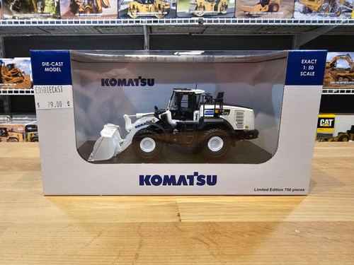 Komatsu WA475-10 Wheel Loader- White Version | edsdiecastshed
